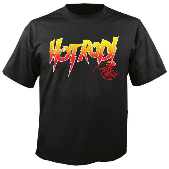 Hot Rod Signature T-Shirt Black - Rowdy Roddy Piper